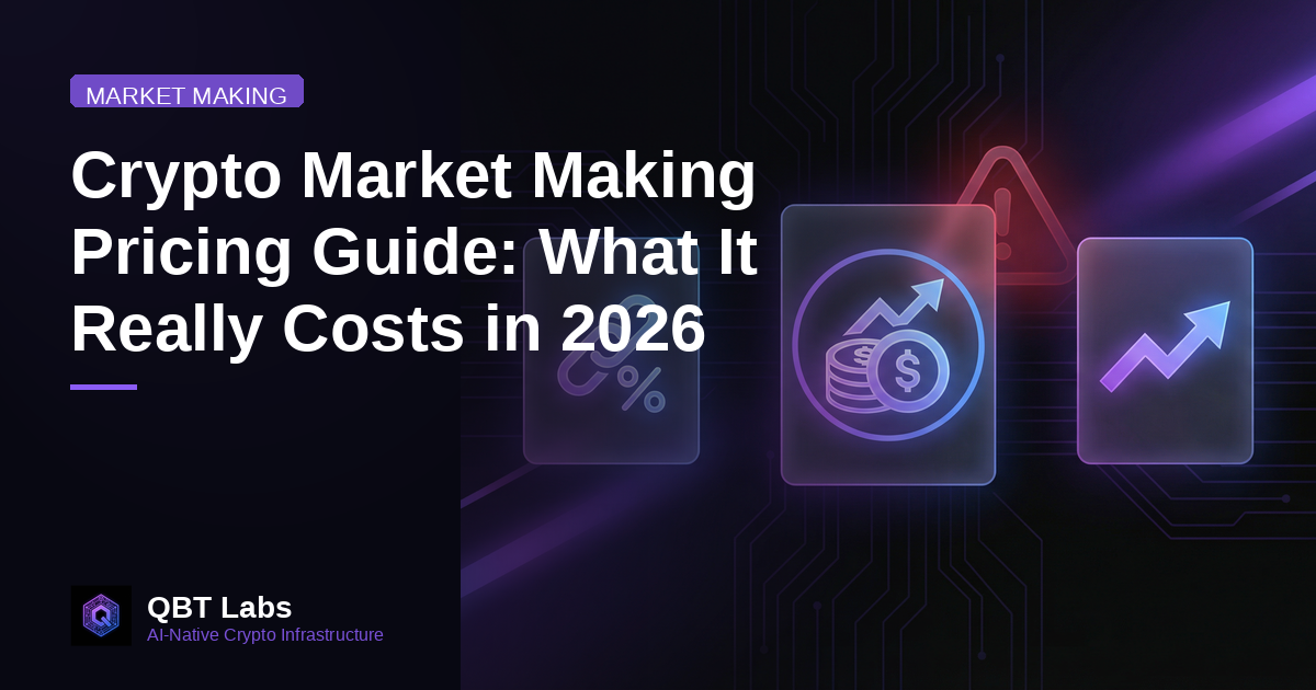 Crypto Market Making Pricing Guide: What It Really Costs in 2026